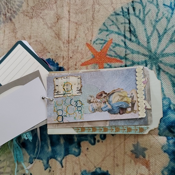 π2xHPπ"Make Today Count" Personal Shabby Chic Flip Journal - Picture 11 of 16